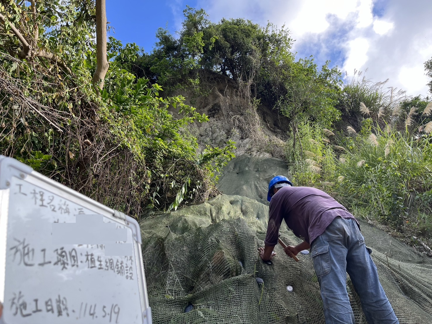 高雄植生網鋪設-建鋮工程
